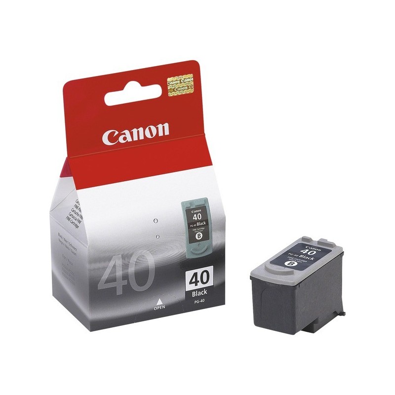 Cartucho tinta canon pg 40 negro 16ml pixma 1600 - 2200 - 2600 - mp150 - 170 - 190 - 450 - pg40