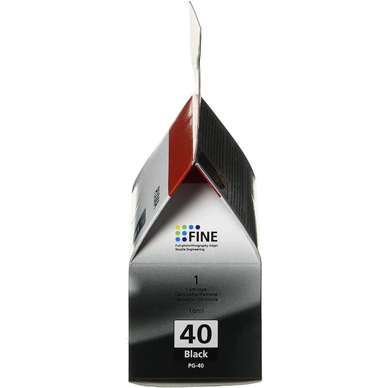 Cartucho tinta canon pg 40 negro 16ml pixma 1600 - 2200 - 2600 - mp150 - 170 - 190 - 450 - pg40