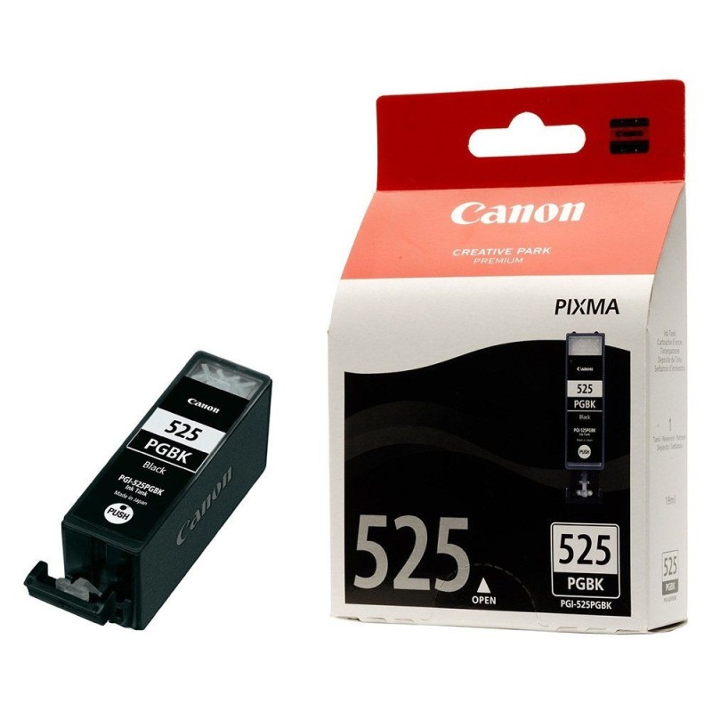 Cartucho tinta canon pgi 525 negro 19ml pixma ip4850 - mg5150 - mg5250 - mg6150 - mg8150