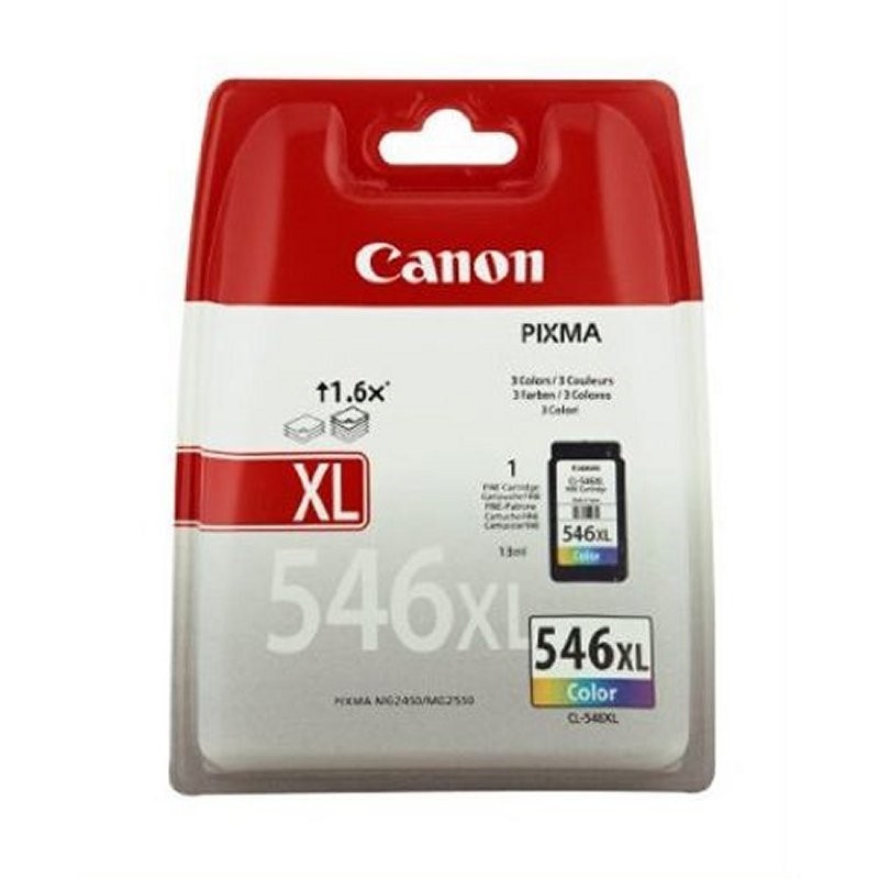 Cartucho tinta canon cl - 546xl color mg2250 - 2255 - 2550
