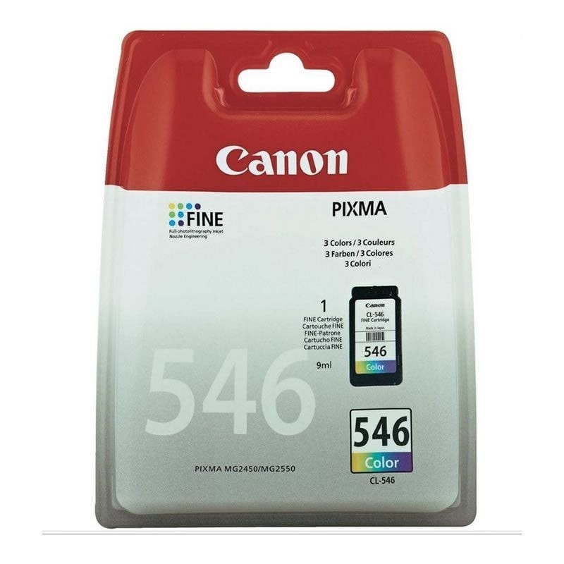 Cartucho tinta canon cl - 546 color mg2250 - 2255 - 2550