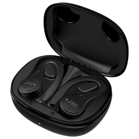 Auriculares Bluetooth JVC HA-EC25T con estuche de carga/ Autonomía 7.5h/ Negros