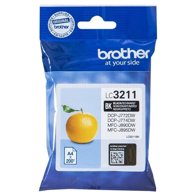 Brother Cartucho LC3211BK Negro