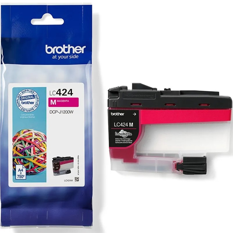 Cartucho de Tinta Original Brother LC424M/ Magenta