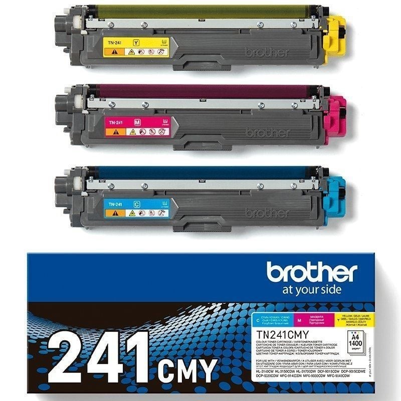Pack toner brother tn241cmy