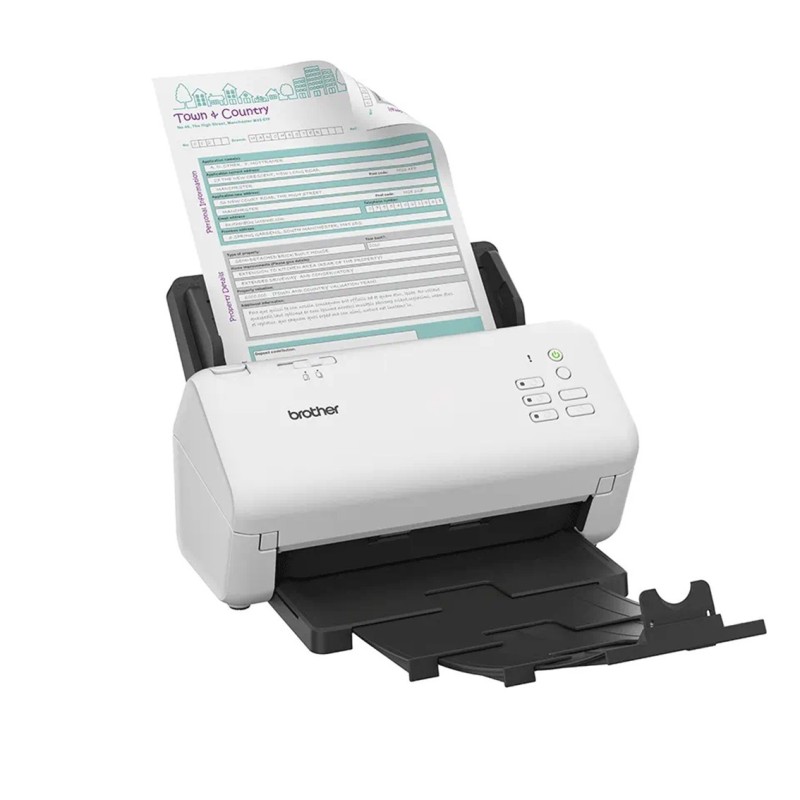Escaner sobremesa brother ads - 4300n - 80ppm - duplex automatico - usb 3.0 - usb 2.0 - adf 80 hojas
