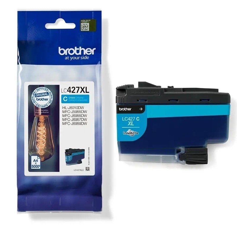 Cartucho tinta brother lc427xlc cian