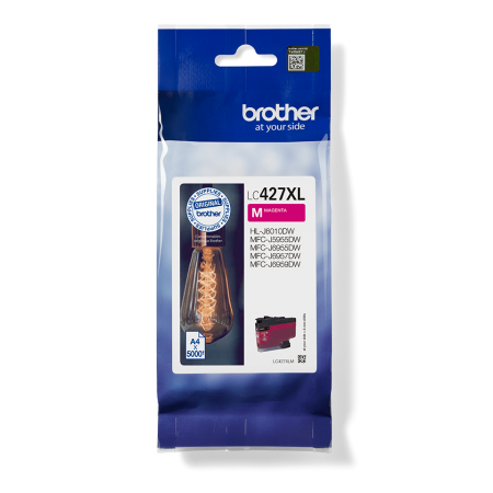Cartucho tinta brother lc427xlm magenta