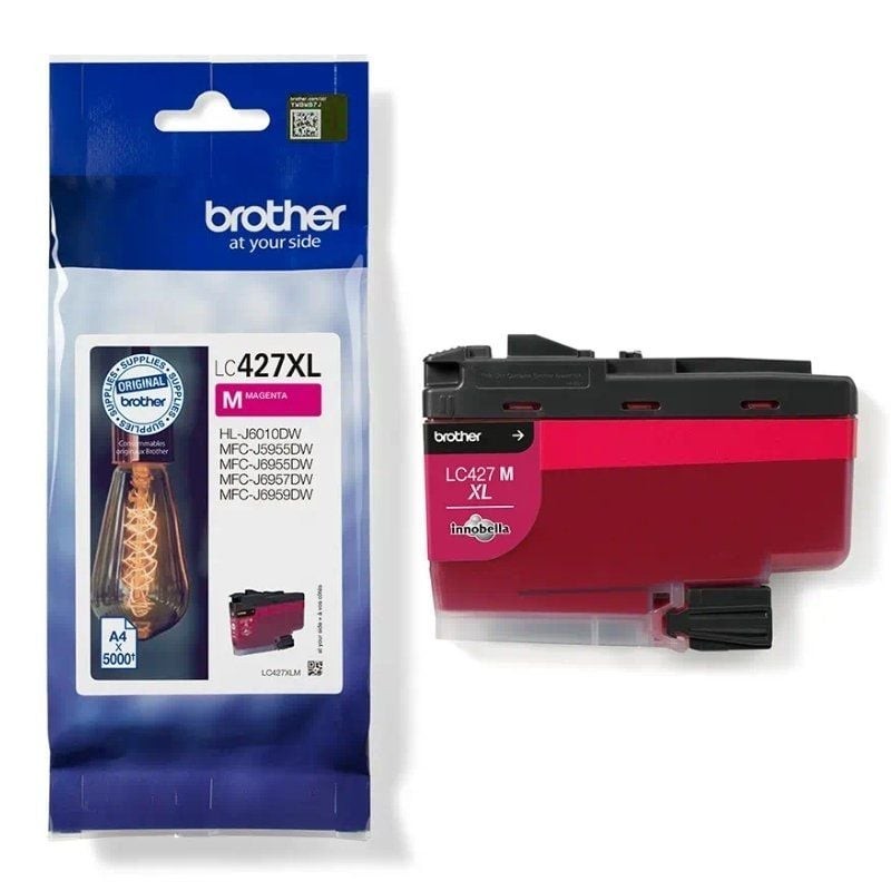Cartucho tinta brother lc427xlm magenta