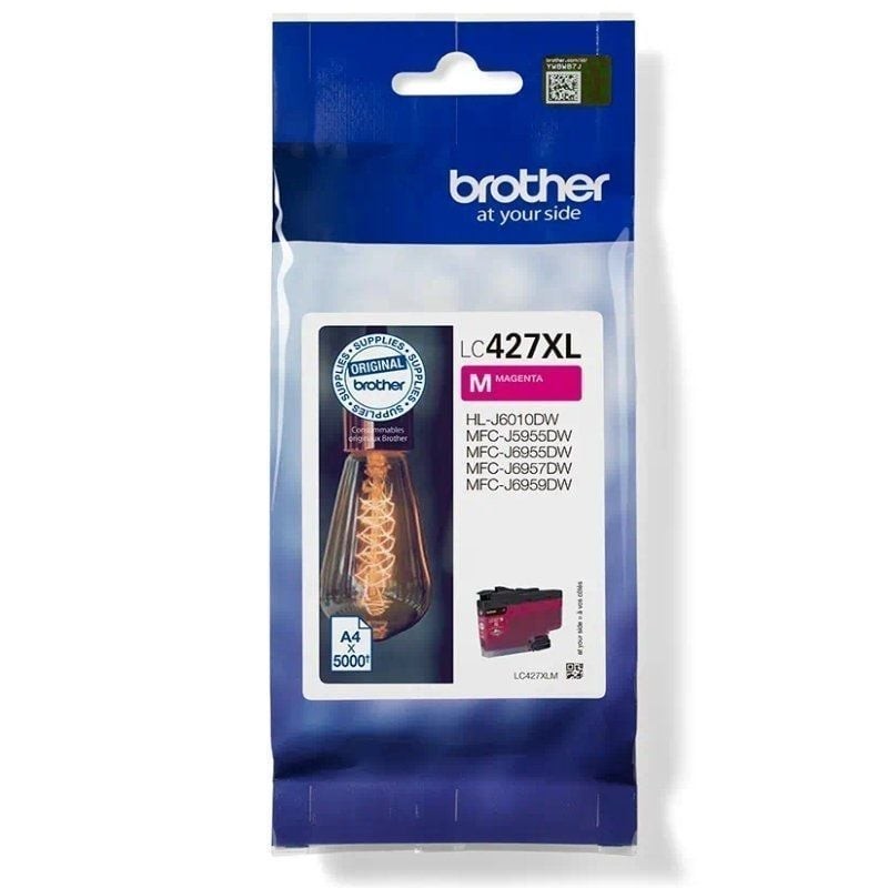 Cartucho tinta brother lc427xlm magenta