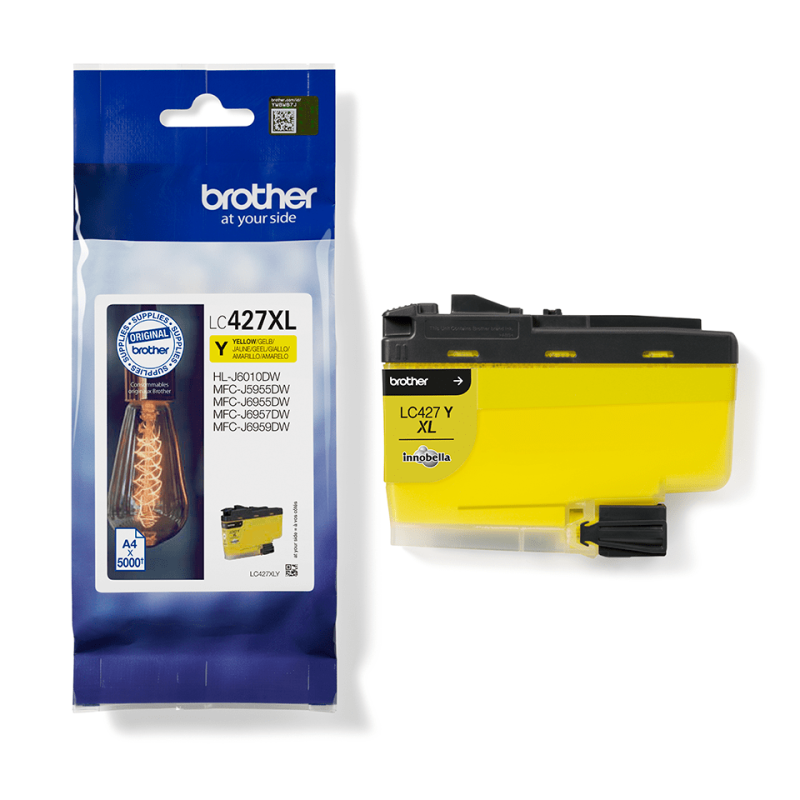 Cartucho tinta brother lc427xly amarillo