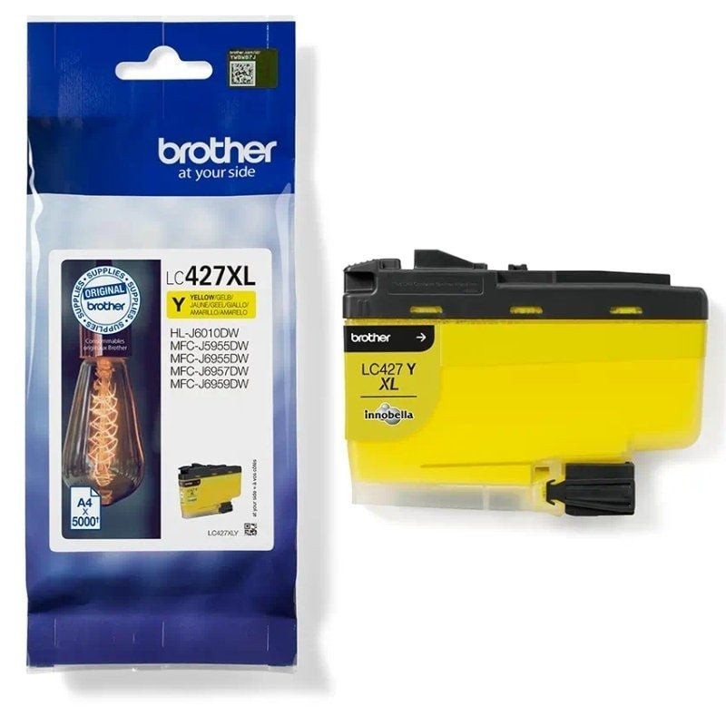 Cartucho tinta brother lc427xly amarillo
