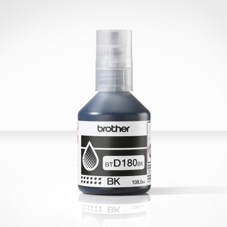 Botella tinta brother btd180bk negra 5000 paginas