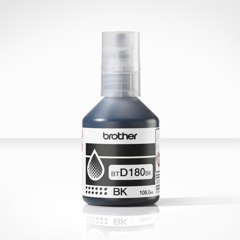 Botella tinta brother btd180bk negra 5000 paginas