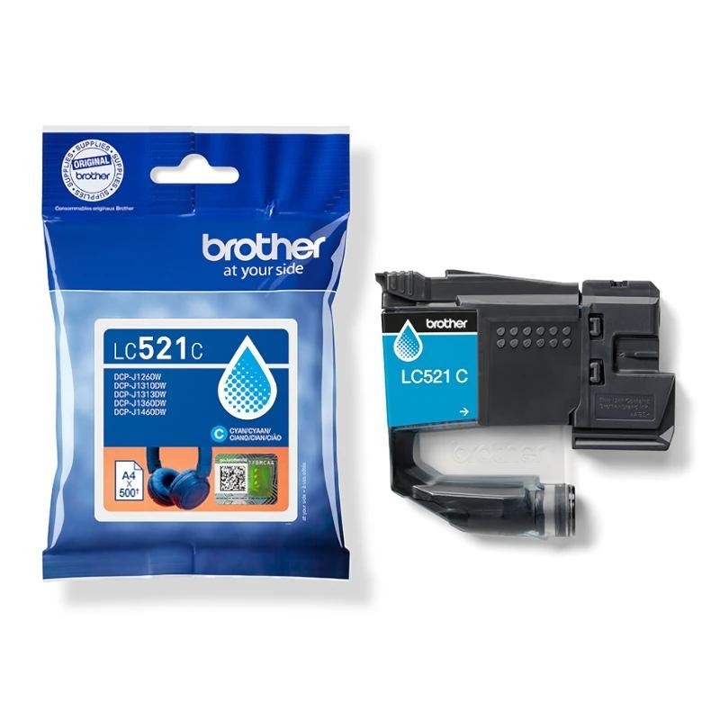 Cartucho de Tinta Original Brother LC521C/ Cian