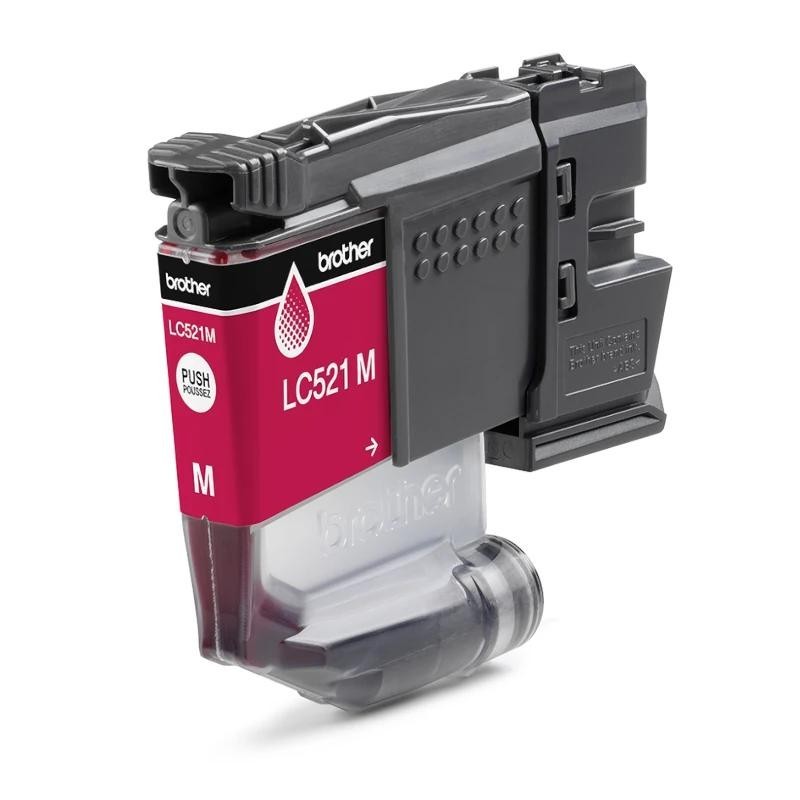 Cartucho de Tinta Original Brother LC521M/ Magenta