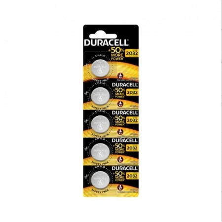 Pack de 5 Pilas de Botón Duracell DL2032B5/ 3V