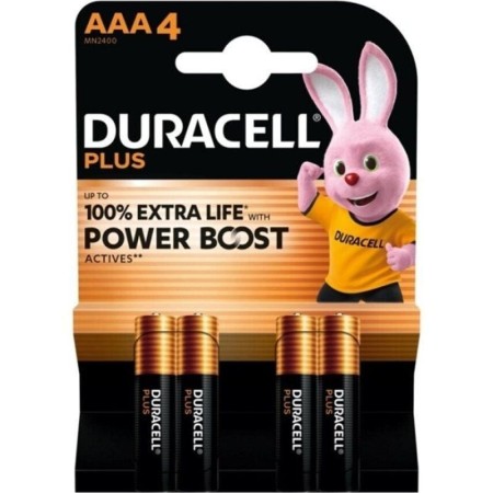 Duracell Pila Alcalina Plus Power LR3 AAA Pack-4