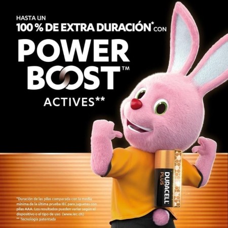 Pack de 12 Pilas AAA Duracell Plus Power Boost DPBLR3B12/ 1.5V/ Alcalinas