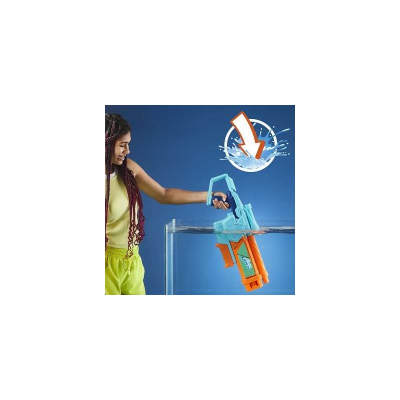Pistola hasbro nerf super soaker mega dunk fill
