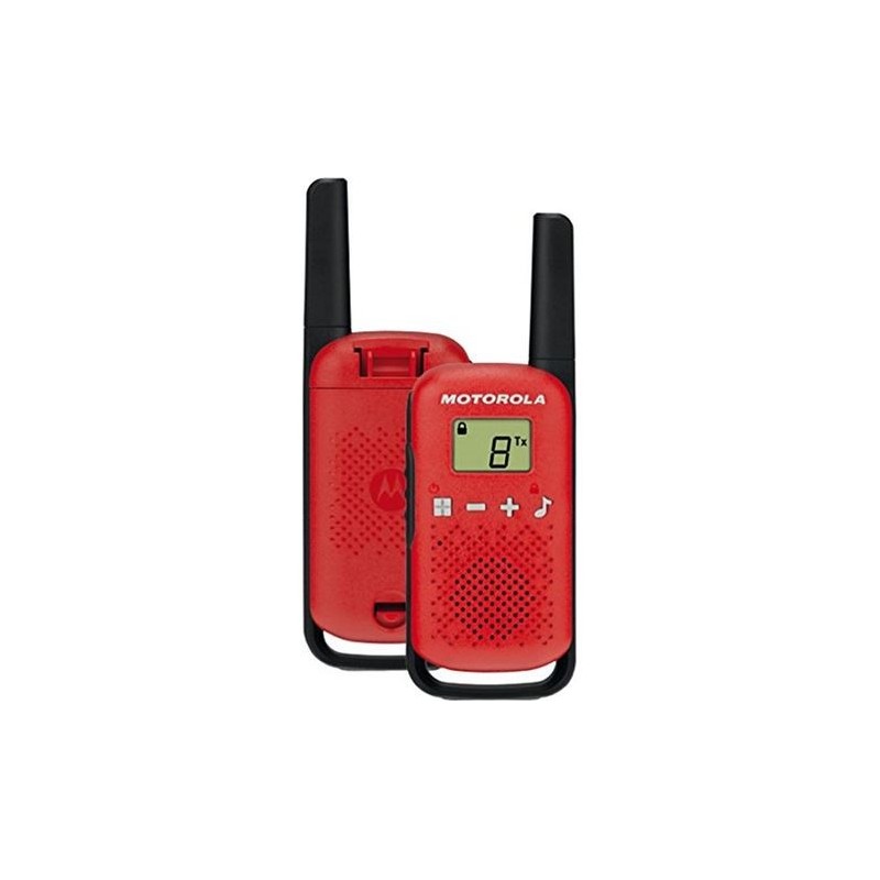 MOTOROLA T42 Walkie Talkie 4Km 16CH Rojo Duo