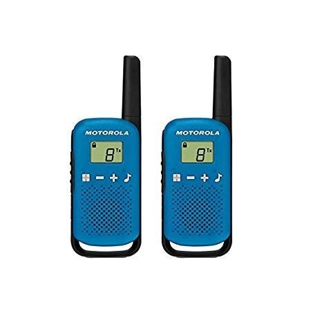 MOTOROLA T42 Walkie Talkie 4Km 16CH Azul Duo