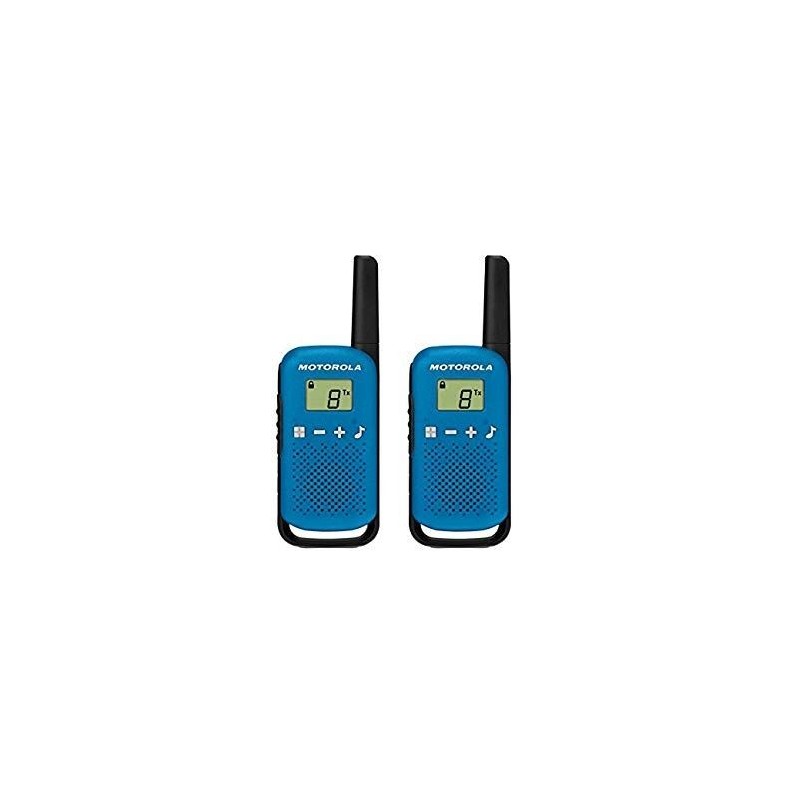 MOTOROLA T42 Walkie Talkie 4Km 16CH Azul Duo