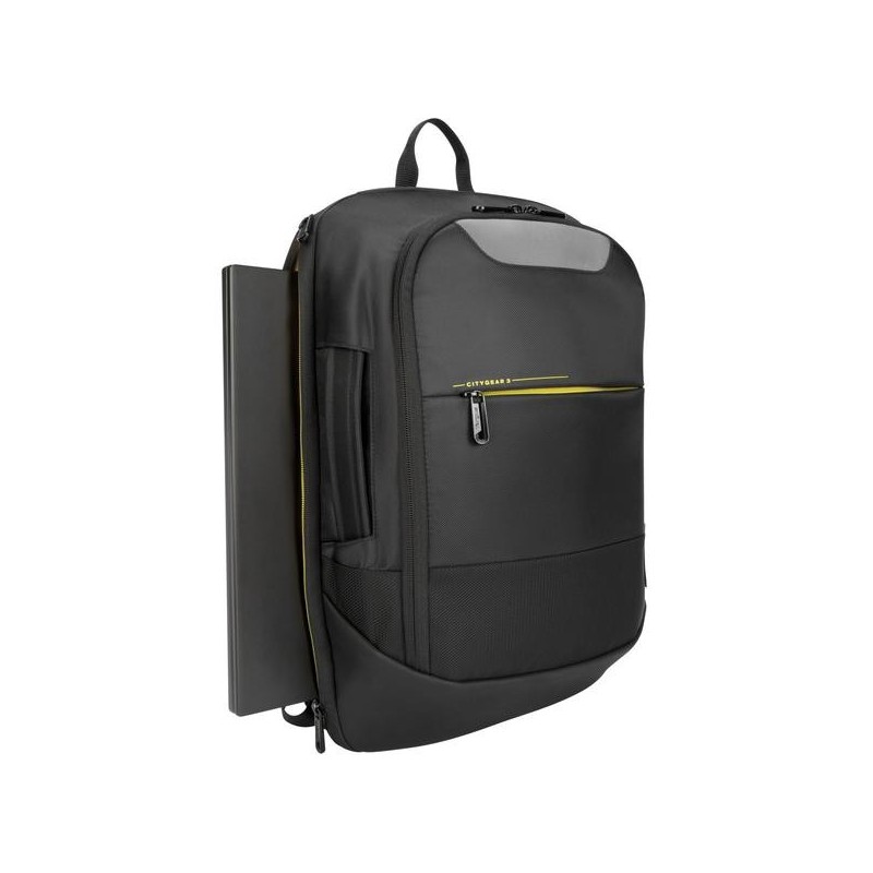 Mochila portatil targus citygear 14 pulgadas - 15 -6 pulgadas convertible negro