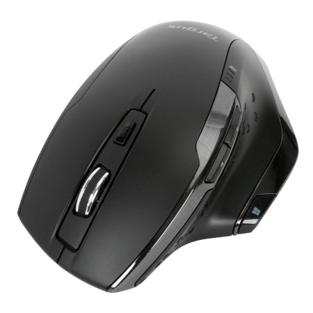 Mouse raton ergonomico targus bluetrace wireless inalambrico antimicrobiano negro
