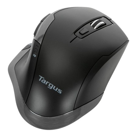 Mouse raton ergonomico targus bluetrace wireless inalambrico antimicrobiano negro