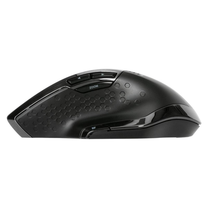 Mouse raton ergonomico targus bluetrace wireless inalambrico antimicrobiano negro