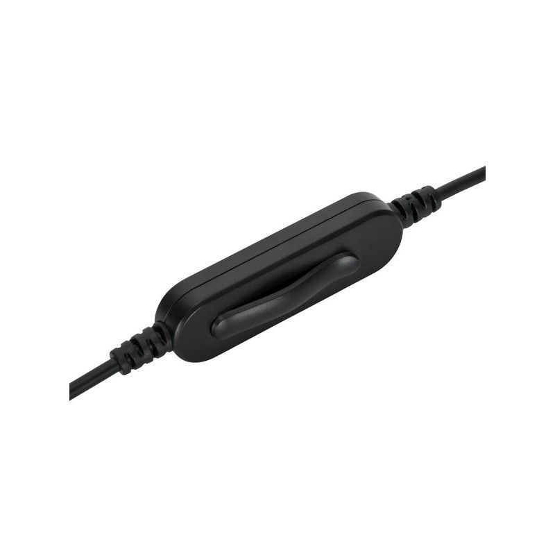 Auriculares stereo targus alambrico negro usb