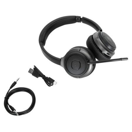 Auriculares stereo targus inalambrico negro