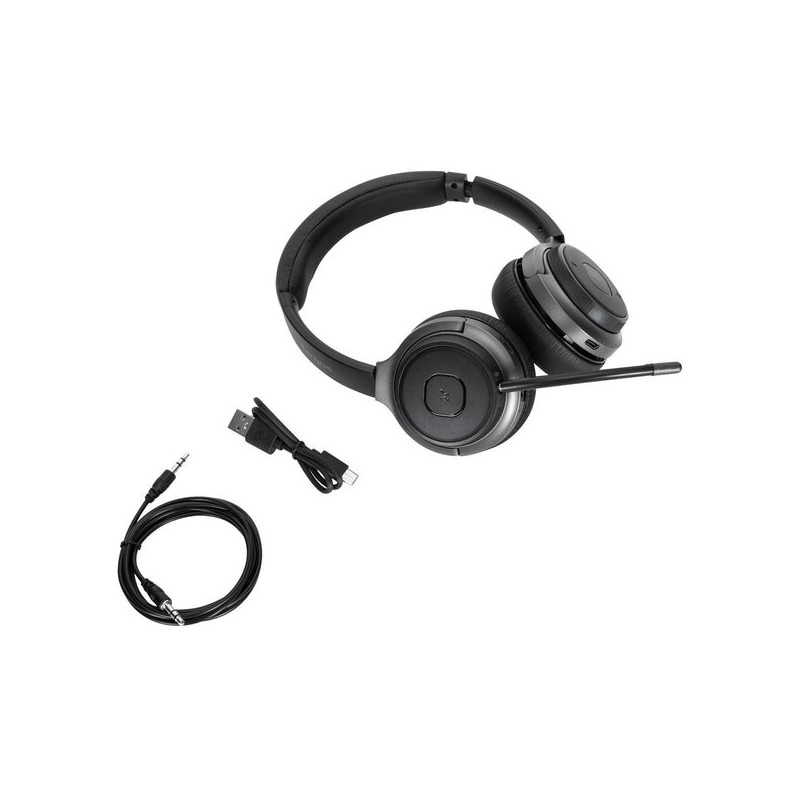 Auriculares stereo targus inalambrico negro