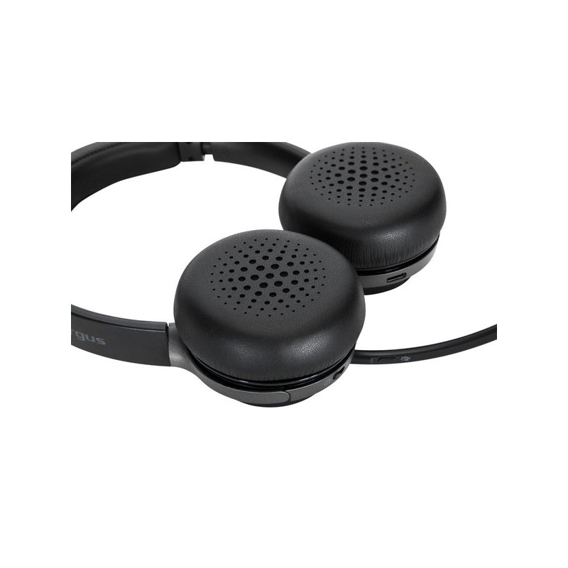 Auriculares stereo targus inalambrico negro