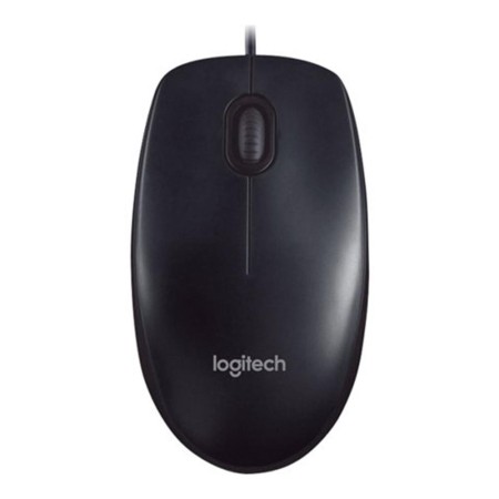 Logitech M90 ratón óptico 1000dpi USB negro