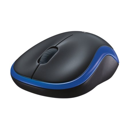 Mouse raton logitech m185 optico wireless inalambrico azul 2.4ghz