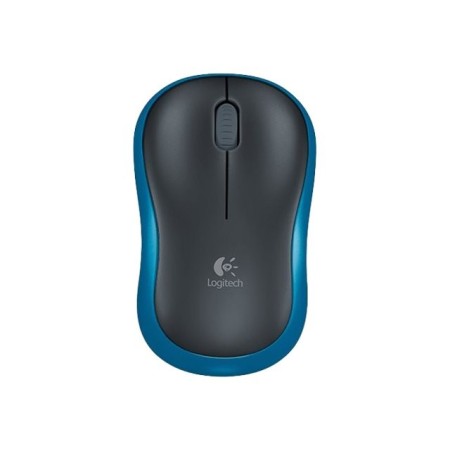 Mouse raton logitech m185 optico wireless inalambrico azul 2.4ghz