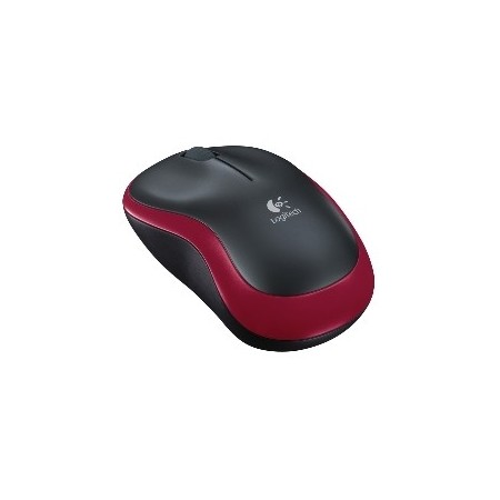 Ratón Inalámbrico Logitech M185/ Hasta 1000 DPI/ Rojo