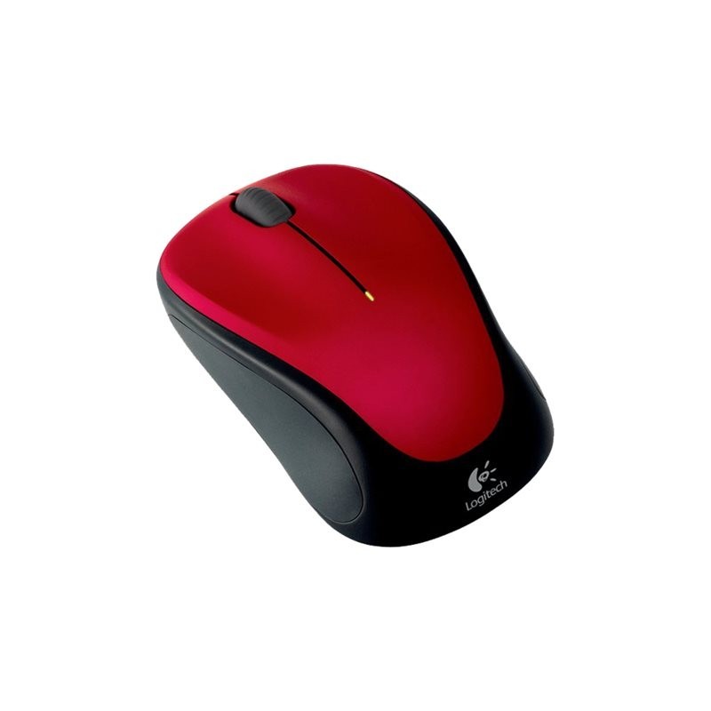 Mouse raton logitech m235 optico wireless inalambrico rojo