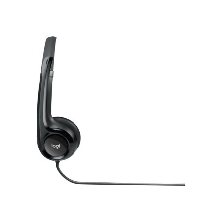 Logitech Auricular+Mic H390 USB Negro