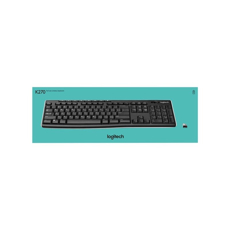 Teclado logitech k270 negro wireless inalambrico 2.4ghz