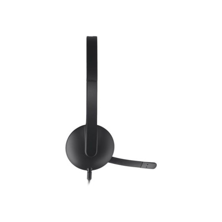 Auriculares Logitech H340/ con Micrófono/ USB/ Negros