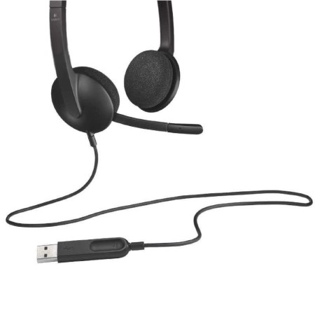 Auriculares Logitech H340/ con Micrófono/ USB/ Negros