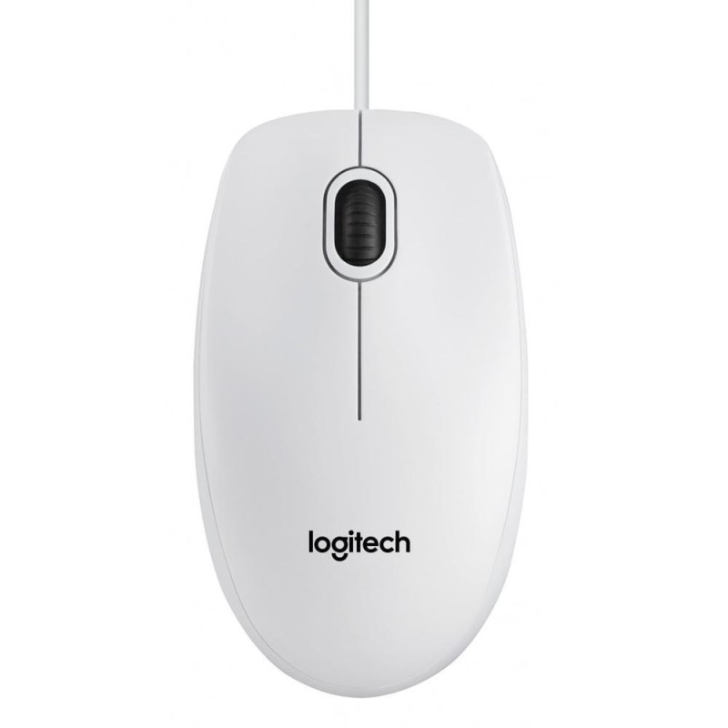 Logitech B100 Ratón Blanco OEM