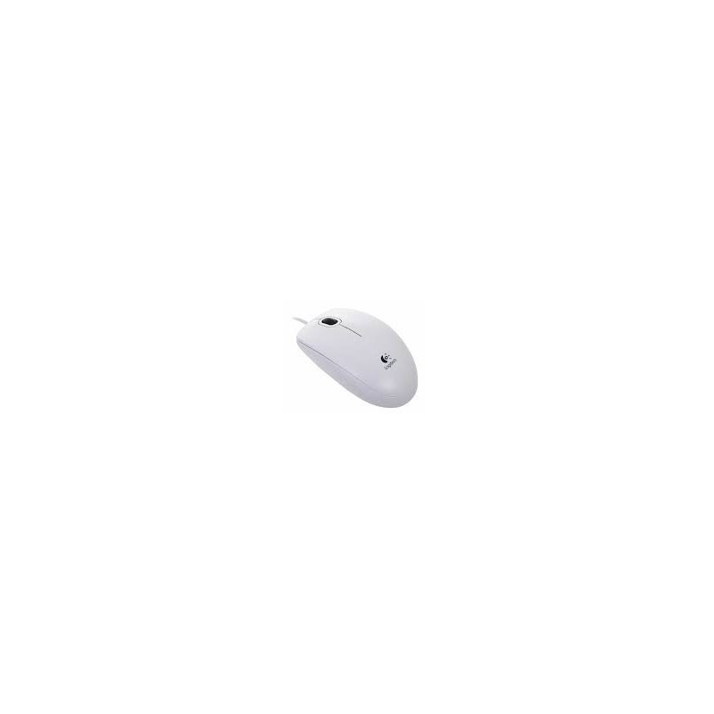 Logitech B100 Ratón Blanco OEM