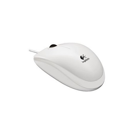Logitech B100 Ratón Blanco OEM