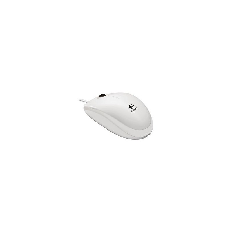 Logitech B100 Ratón Blanco OEM