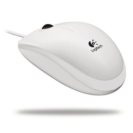 Logitech B100 Ratón Blanco OEM