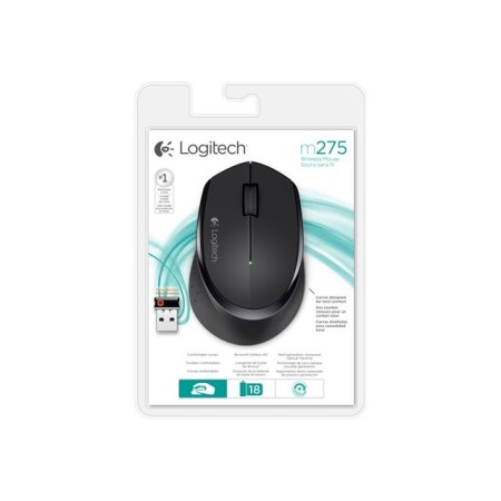 Mouse raton logitech m280 optico wireless inalambrico negro